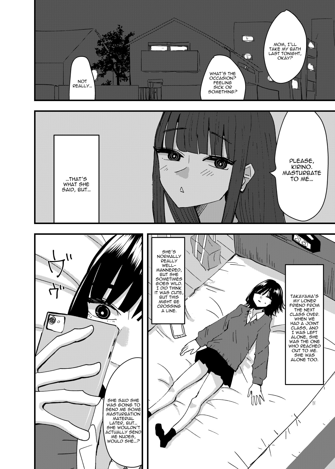 Hentai Manga Comic-A Story About Masturbating To My Friend-Read-13